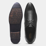 Load image into Gallery viewer, WAVEWALKER CREW Men Faux Leather Black Formal Lace-Ups Shoes