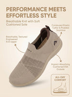 Load image into Gallery viewer, ADDA SOFTWALK-2 Women Comfortable & Breathable Knit Walking Sneakers