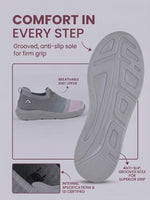 Load image into Gallery viewer, ADDA STAR-1 Women Comfortable & Breathable Knit Walking Sneakers