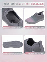 Load image into Gallery viewer, ADDA STAR-1 Women Comfortable & Breathable Knit Walking Sneakers