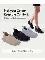 Load image into Gallery viewer, ADDA STAR-2 Women Comfortable & Breathable Knit Walking Sneakers