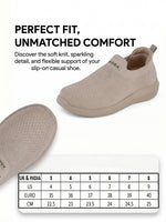 Load image into Gallery viewer, ADDA STAR-2 Women Comfortable & Breathable Knit Walking Sneakers