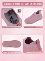 Load image into Gallery viewer, ADDA STAR-2 Women Comfortable & Breathable Knit Walking Sneakers