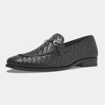 Load image into Gallery viewer, Rosetto Romero Blaze Handcrafted Woven Penny Loafers For Men