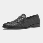 Load image into Gallery viewer, Rosetto Romero Blaze Handcrafted Woven Penny Loafers For Men