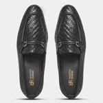 Load image into Gallery viewer, Rosetto Romero Blaze Handcrafted Woven Penny Loafers For Men