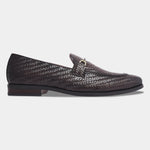 Load image into Gallery viewer, Rosetto Romero Blaze Handcrafted Woven Penny Loafers For Men