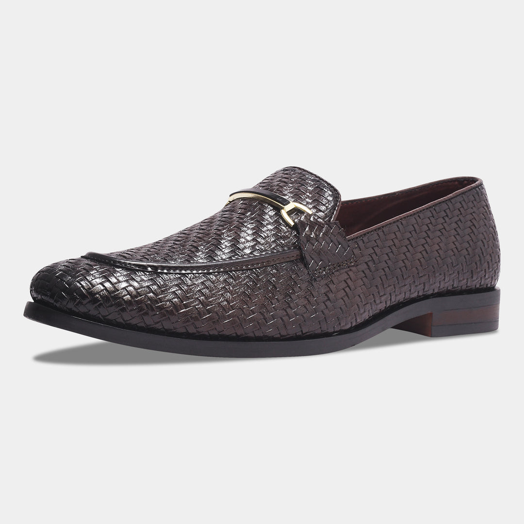 Rosetto Romero Blaze Handcrafted Woven Penny Loafers For Men
