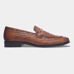 Load image into Gallery viewer, Rosetto Romero Blaze Handcrafted Woven Penny Loafers For Men