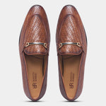 Load image into Gallery viewer, Rosetto Romero Blaze Handcrafted Woven Penny Loafers For Men