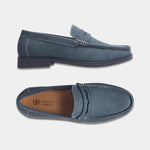 Load image into Gallery viewer, Rosetto Romero Charls Suede Loafers For Men