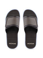 Load image into Gallery viewer, ADDA COMFORT PLUS Striped Slide For Men