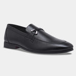 Load image into Gallery viewer, WAVEWALKER AMAZE Men Faux Leather Black Slip-On Loafers