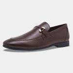 Load image into Gallery viewer, WAVEWALKER AMAZE Men Faux Leather Black Slip-On Loafers