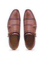 Load image into Gallery viewer, WAVEWALKER JAMES Men Premium Double Monk Strap Formal Shoes
