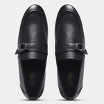 Load image into Gallery viewer, WAVEWALKER PUNCH Men Faux Leather Black Slip-On Loafers