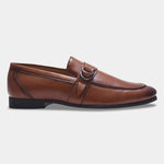 Load image into Gallery viewer, WAVEWALKER PUNCH Men Faux Leather Black Slip-On Loafers