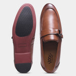 Load image into Gallery viewer, WAVEWALKER PUNCH Men Faux Leather Black Slip-On Loafers
