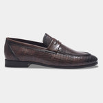 Load image into Gallery viewer, WAVEWALKER TWISTTER Men Faux Leather Black Slip-On Loafers