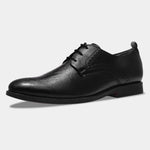 Load image into Gallery viewer, ROSETTO ROMERO ALEX Men Faux Leather Black Formal Lace-Ups Shoes