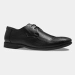 Load image into Gallery viewer, WAVEWALKER CREW Men Faux Leather Black Formal Lace-Ups Shoes