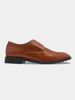 Load image into Gallery viewer, WAVEWALKER STYLE Men Faux Leather Black Oxford Lace-Ups Shoes