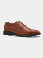 Load image into Gallery viewer, WAVEWALKER STYLE Men Faux Leather Black Oxford Lace-Ups Shoes