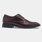 Load image into Gallery viewer, WAVEWALKER STYLE Men Faux Leather Black Oxford Lace-Ups Shoes