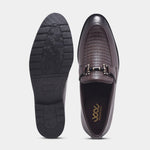 Load image into Gallery viewer, WAVEWALKER CROSS Men Faux Leather Black Slip-On Loafers