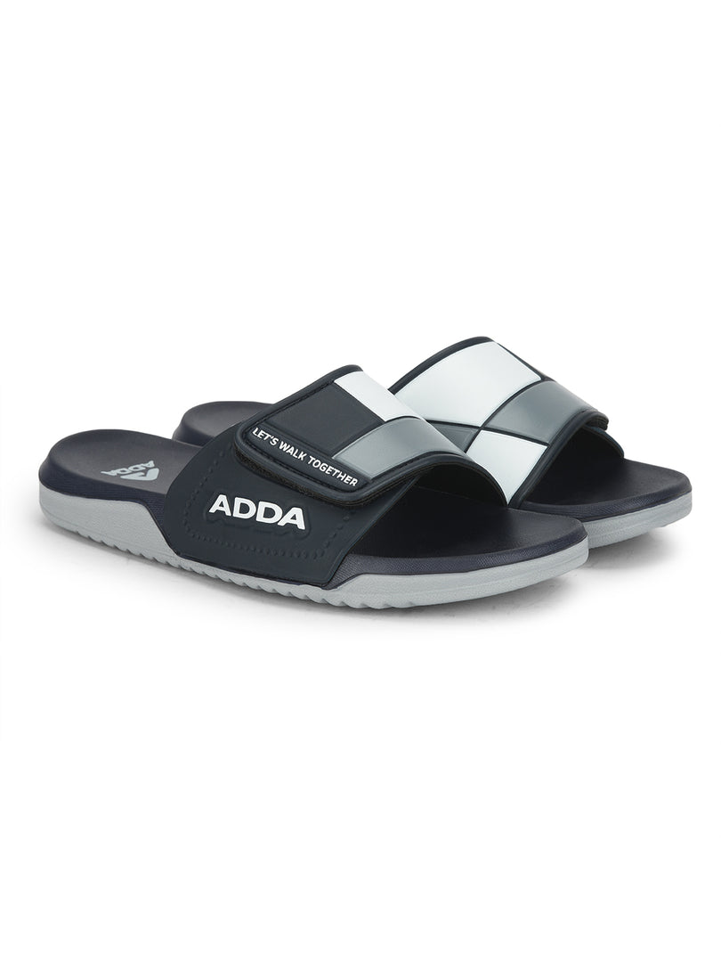 ADDA GRAPHIC Colorblock Slide For Men