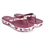Load image into Gallery viewer, ADDA MYTIME-2 Floral Design Thong Slipper For Women