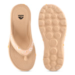 Load image into Gallery viewer, ADDA MYTIME-2 Floral Design Thong Slipper For Women