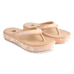 Load image into Gallery viewer, ADDA MYTIME-2 Floral Design Thong Slipper For Women