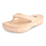 Load image into Gallery viewer, ADDA MYTIME-2 Floral Design Thong Slipper For Women