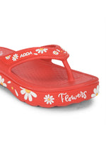 Load image into Gallery viewer, ADDA MYTIME-2 Floral Design Thong Slipper For Women