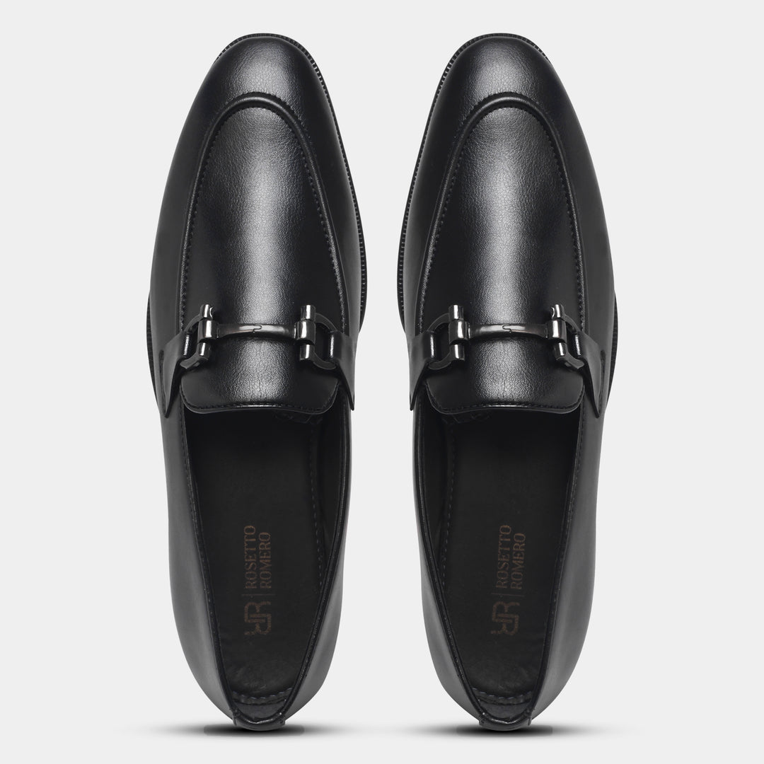Rosetto Romero Onyx Classic Penny Loafers For Men