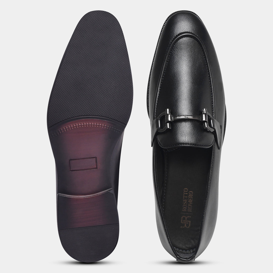 Rosetto Romero Onyx Classic Penny Loafers For Men