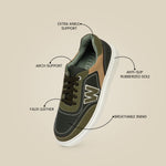 Load image into Gallery viewer, WAVEWALKER PLAYER-4 Premium Suede Sneakers For Men