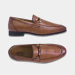 Load image into Gallery viewer, WAVEWALKER AMAZE Men Faux Leather Black Slip-On Loafers