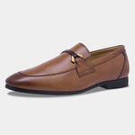 Load image into Gallery viewer, WAVEWALKER AMAZE Men Faux Leather Black Slip-On Loafers