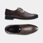 Load image into Gallery viewer, WAVEWALKER CREW Men Faux Leather Black Formal Lace-Ups Shoes