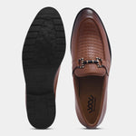 Load image into Gallery viewer, WAVEWALKER CROSS Men Faux Leather Black Slip-On Loafers
