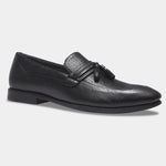 Load image into Gallery viewer, WAVEWALKER EASY Men Faux Leather Black Slip-On Loafers