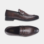Load image into Gallery viewer, WAVEWALKER FLOW Men Faux Leather Black Slip-On Loafers