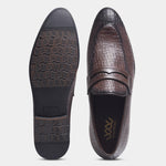 Load image into Gallery viewer, WAVEWALKER FLOW Men Faux Leather Black Slip-On Loafers