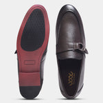 Load image into Gallery viewer, WAVEWALKER PUNCH Men Faux Leather Black Slip-On Loafers