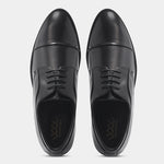 Load image into Gallery viewer, WAVEWALKER STYLE Men Faux Leather Black Oxford Lace-Ups Shoes