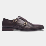 Load image into Gallery viewer, Rosetto Romero Steel Polished & Bold Double Monk Strap For Men