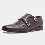 Load image into Gallery viewer, Rosetto Romero Steel Polished & Bold Double Monk Strap For Men