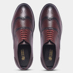 Load image into Gallery viewer, Rosetto Romero Thunder Handcrafted Lace-Up Brogue Shoes For Men